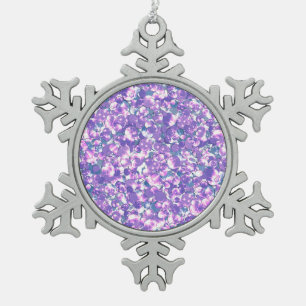 Ornement Flocon De Neige Paillettes de parties scintillant sans couture bri