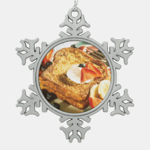 Ornement Flocon De Neige Pain grillé français