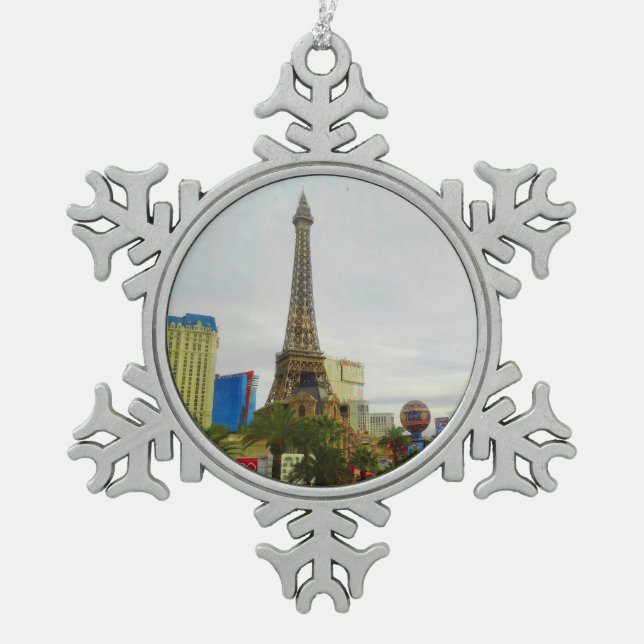 Ornement Flocon De Neige Paris Las Vegas Hotel & Casino #4 (Devant)