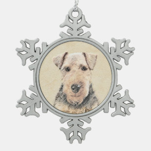 Ornement Flocon De Neige Peinture galloise de Terrier - Cute Original Dog A