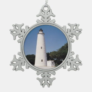 Ornement Flocon De Neige Phare d'Ocracoke