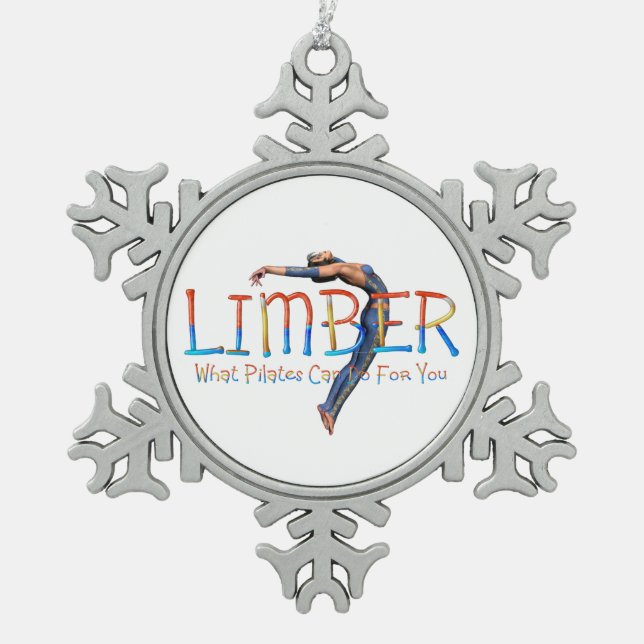 Ornement Flocon De Neige Pilates souple SUPÉRIEUR (Devant)
