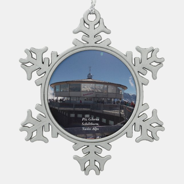 Ornement Flocon De Neige Piz Gloria Snowflake Orament 1 (Devant)