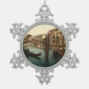 Ornement Flocon De Neige Pont I, Venise, Italie de Rialto