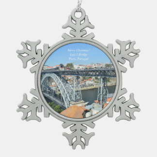 Ornement Flocon De Neige Pont Luis I, Porto, Portugal
