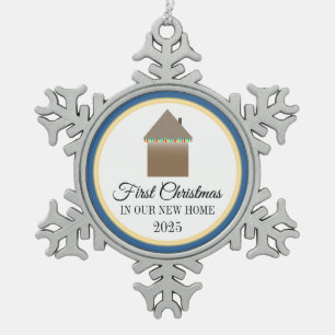 Ornement Flocon De Neige Premier Noël Dans Notre Nouvelle Maison