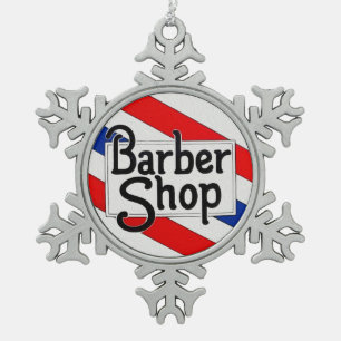 Ornement Flocon De Neige Raseur-coiffeur