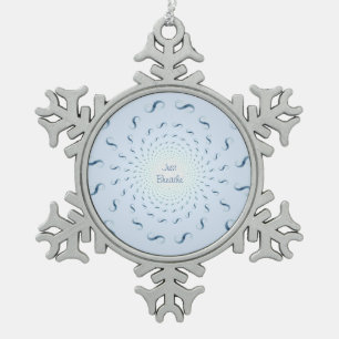 Ornement Flocon De Neige Respirez juste l'infini infini