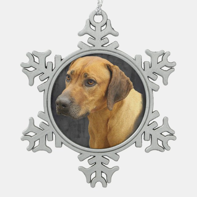 Ornement Flocon De Neige Rhodesian Ridgeback (Devant)