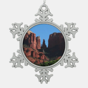 Ornement Flocon De Neige Rocher de la cathédrale dans le monument de Sedona