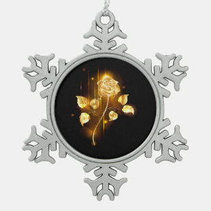 Ornement Flocon De Neige Rose d'or ( rose d'or )