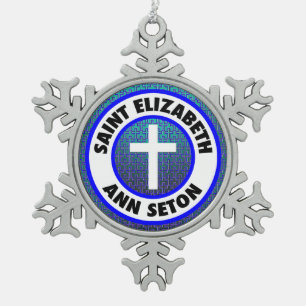 Ornement Flocon De Neige Saint Elizabeth Ann Seton