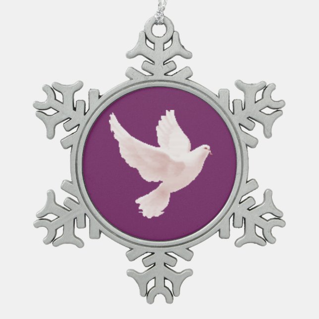 Ornement Flocon De Neige Saint-Esprit (Devant)