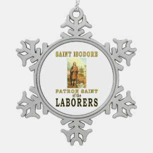 ORNEMENT FLOCON DE NEIGE SAINT ISODORE