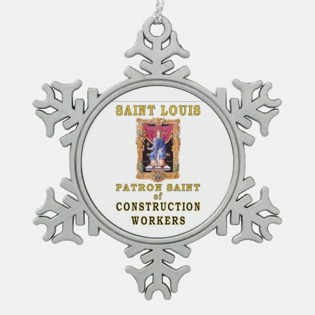 ORNEMENT FLOCON DE NEIGE SAINT LOUIS (Devant)