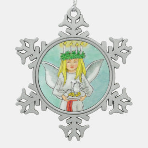 Ornement Flocon De Neige Saint-Lucie Day Advent JL Biel