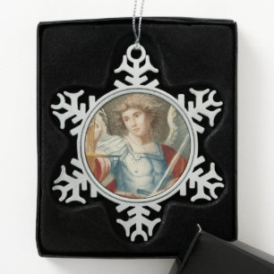 Ornement Flocon De Neige Saint Michel l'Archange (M 010)