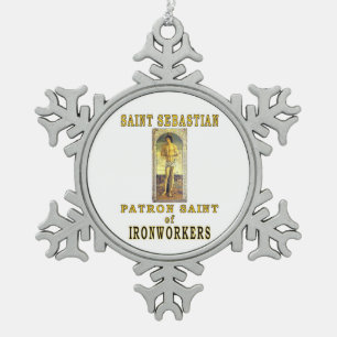 ORNEMENT FLOCON DE NEIGE SAINT SEBASTIAN