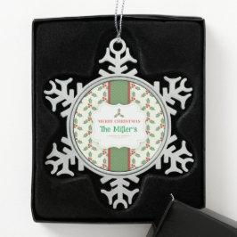 Ornement Flocon De Neige S'AMUSER ! Christmas Snowflake - Personnalisé -Ajo