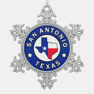 Ornement Flocon De Neige San Antonio Texas