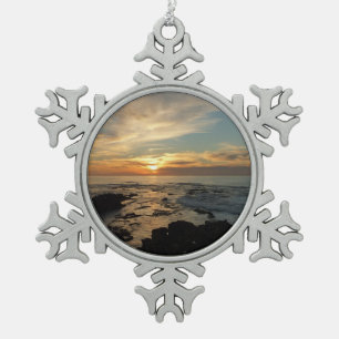 Ornement Flocon De Neige San Diego Sunset