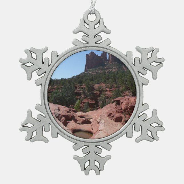 Ornement Flocon De Neige Sept Bassins Sacrés à Sedona Arizona (Devant)