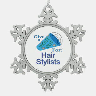 Ornement Flocon De Neige Shout Out for Hair Stlists