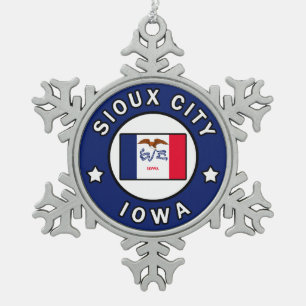 Ornement Flocon De Neige Sioux City Iowa