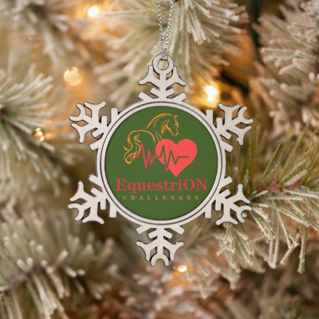 Ornement Flocon De Neige Snowflake Ornament with Main Logo  (Arbre)