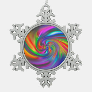 Ornement Flocon De Neige Spirales Arrière - plans Abstraites Soft II