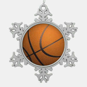 Ornement Flocon De Neige Sport de basket-ball