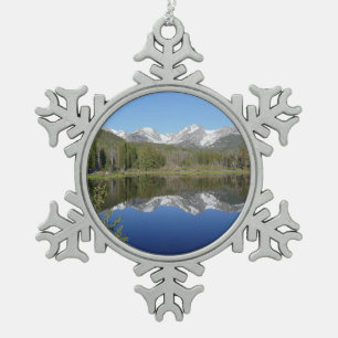 Ornement Flocon De Neige Sprague Lake I au parc national Rocky Mountain