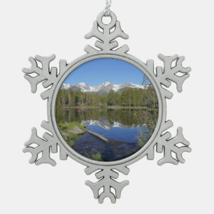 Ornement Flocon De Neige Sprague Lake II au Parc national de Rocky Mountain