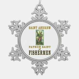 ORNEMENT FLOCON DE NEIGE ST ANDREW