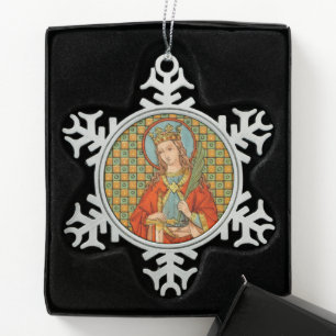 Ornement Flocon De Neige St. Barbara de Nicomedia (JP 01)
