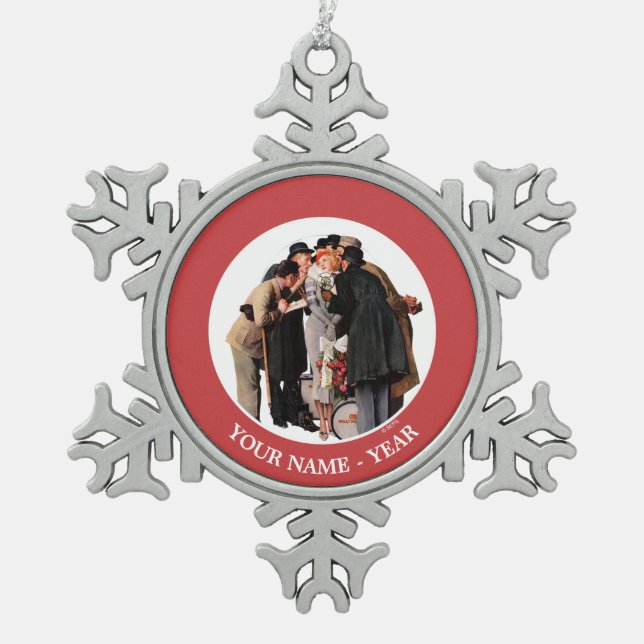 Ornement Flocon De Neige Starlet Hollywood (Devant)