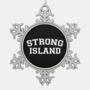Ornement Flocon De Neige Strong Island, NYC, États-Unis