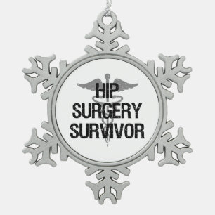 Ornement Flocon De Neige Survivant de la chirurgie hanche