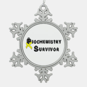Ornement Flocon De Neige Survivant en biochimie
