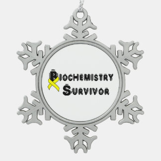 Ornement Flocon De Neige Survivant en biochimie