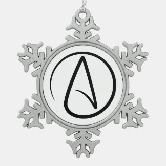 Ornement Flocon De Neige Symbole athéisme - Symbole athée