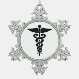 Ornement Flocon De Neige Symbole Médicale