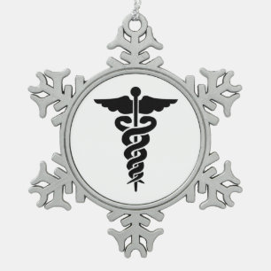 Ornement Flocon De Neige Symbole Médicale des infirmières