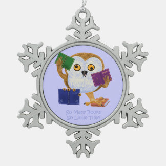 Ornement Flocon De Neige Tant de livres tellement peu d'heure