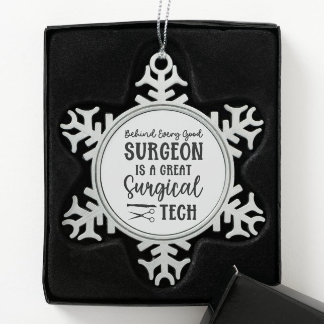 Ornement Flocon De Neige Technologie chirurgicale | Appréciation du technol (Boîte)
