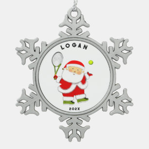 Ornement Flocon De Neige Tennis Collector Noël 2026