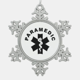Ornement Flocon De Neige Thème d'infirmier