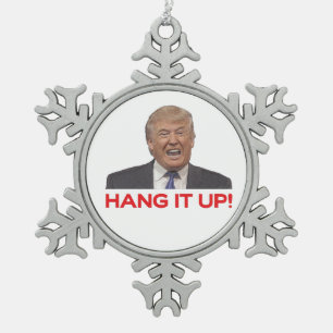 Ornement Flocon De Neige Trump, accroche-le !