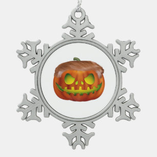 Ornement Flocon De Neige Trumpkin - Rendre Halloween plus grand