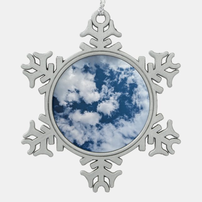 Ornement Flocon De Neige Un tourbillon de nuages (Devant)
